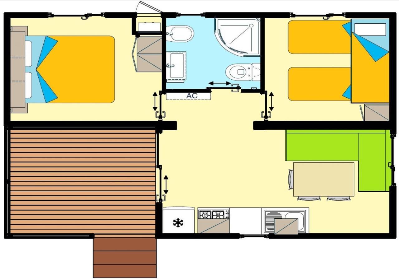 Villa Al Mare Camping - 4 Stelle 카발리노 외부 사진