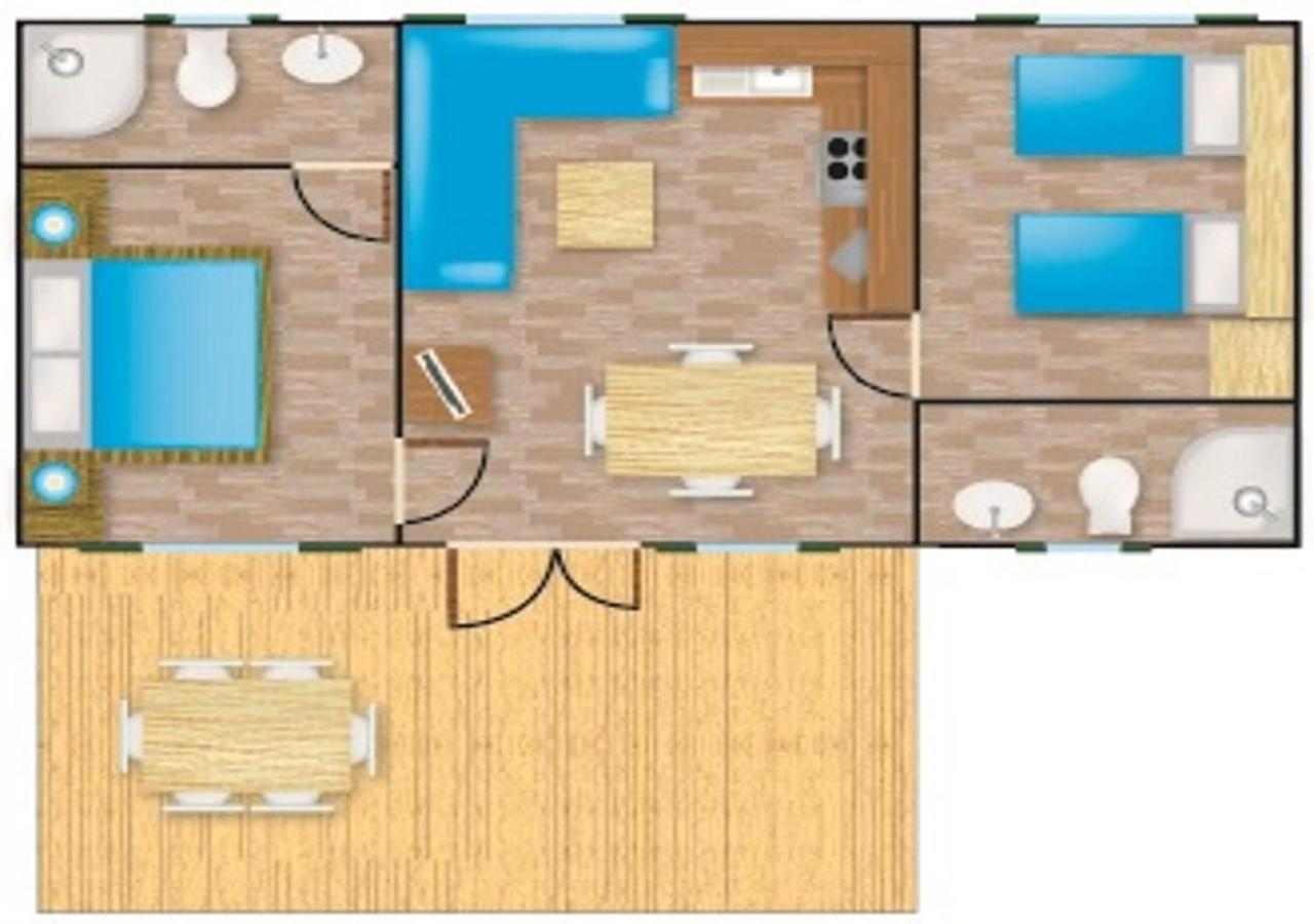 Villa Al Mare Camping - 4 Stelle 카발리노 외부 사진