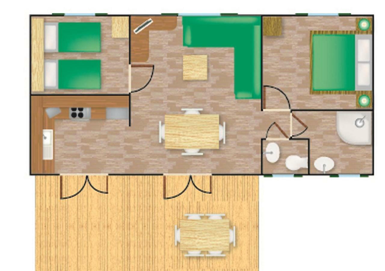 Villa Al Mare Camping - 4 Stelle 카발리노 외부 사진