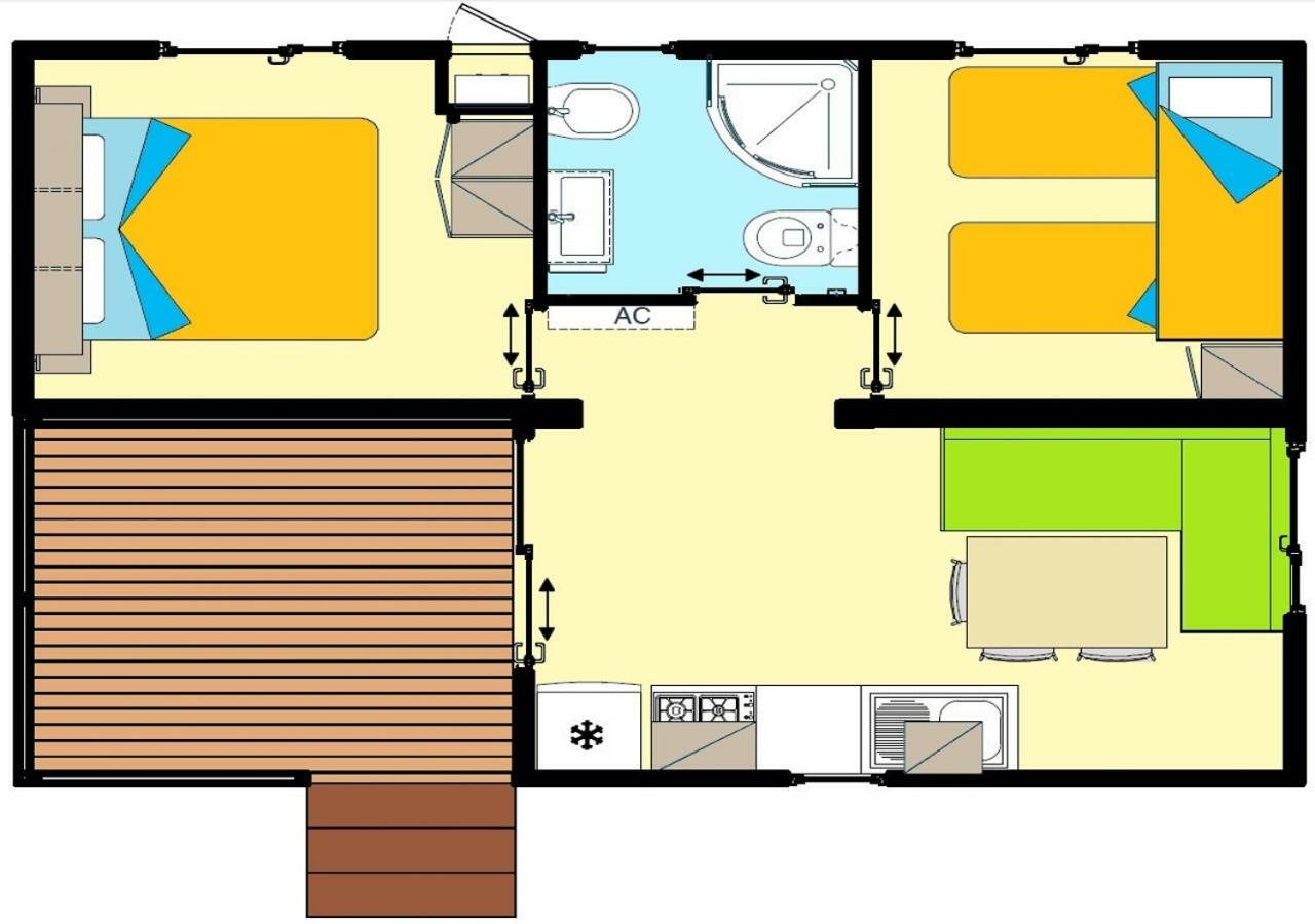 Villa Al Mare Camping - 4 Stelle 카발리노 외부 사진